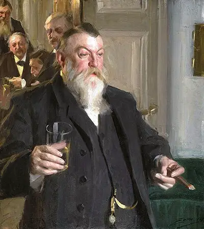 A Toast in the Idun Society Anders Zorn